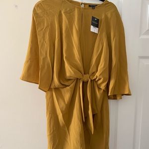 NEVER WORN Mustard Topshop dress
